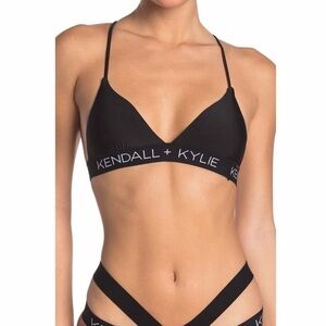 Kendall & Kylie Logo Band Bikini Top